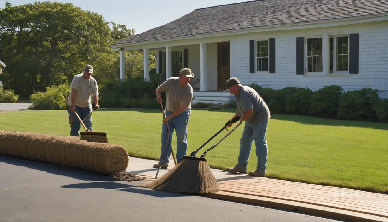 A freshly poured concrete driveway leading to a house in the Glassboro area